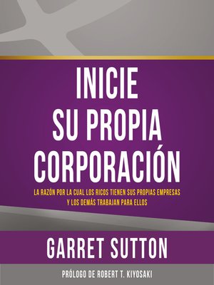 cover image of Inicia tu propia corporación